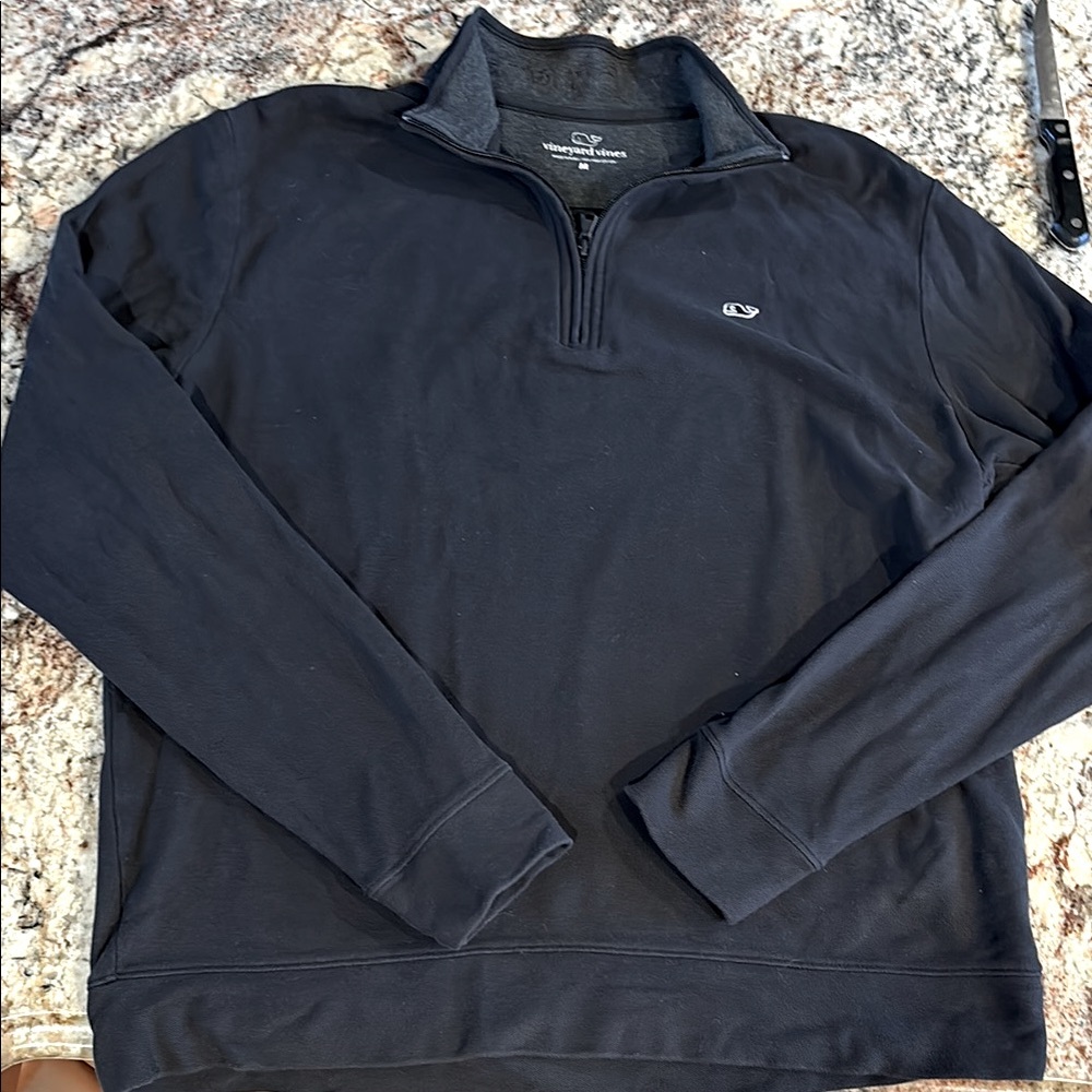 Vineyard Vines black Quarter-Zip Pullover M